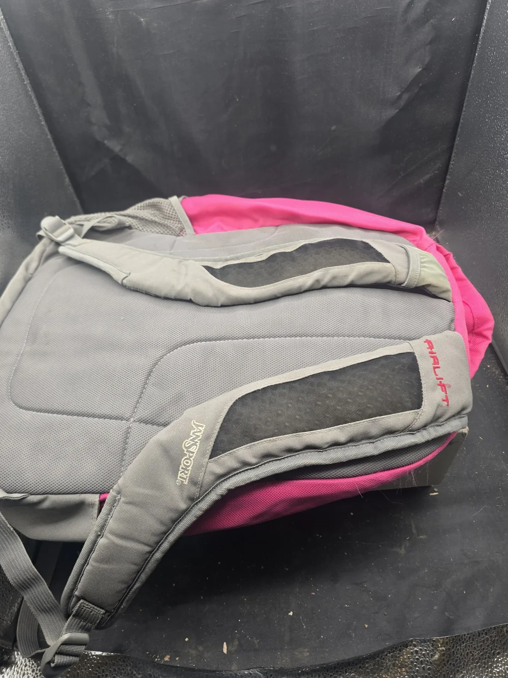 JanSport Women's‎ Pink and Gray Daypack Backpack